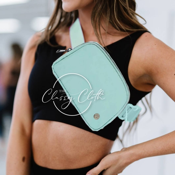 Aqua Shoulder Sling Belt Bag - Picture 4 of 4